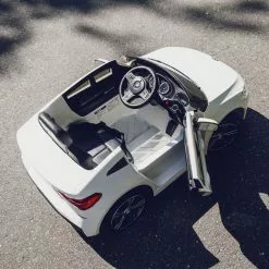 Elbil BMW GT 12V Med Gummihjul, NORDIC PLAY Speed Hvid - 805-749