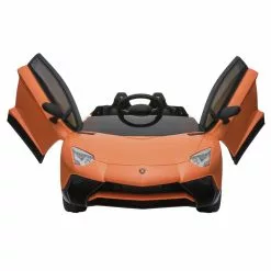 Elbil Lamborghini Aventador, NORDIC PLAY Speed 12V, Orange - 805-684 -Legepladser Netbutik elbil lamborghini aventador nordic play speed 12v orange 805 684 2