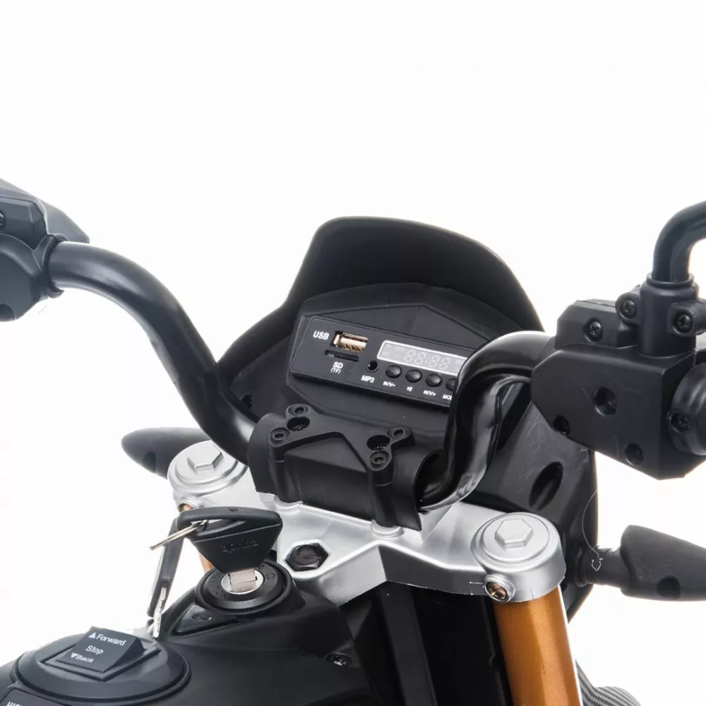 Elmotorcykel Aprilia Dorsoduro 900 12V, NORDIC PLAY Speed Sort - 805-757 5 Elmotorcykel Aprilia Dorsoduro 900 12V, NORDIC PLAY Speed Sort - 805-757 - Billede 3