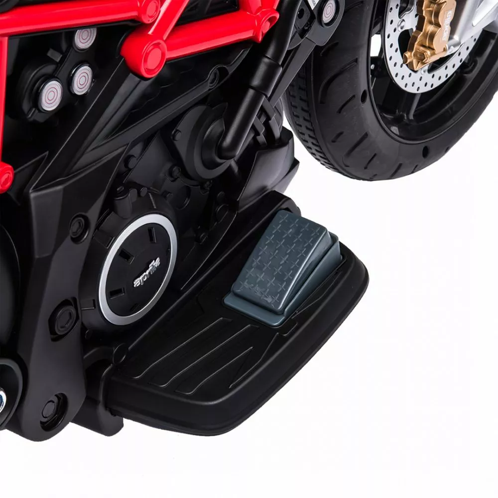 Elmotorcykel Aprilia Dorsoduro 900 12V, NORDIC PLAY Speed Sort - 805-757 8 Elmotorcykel Aprilia Dorsoduro 900 12V, NORDIC PLAY Speed Sort - 805-757 - Billede 6