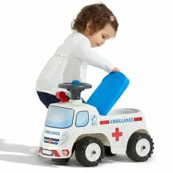 FALK Ambulance Ride-on Med Opbevaringsrum, Rat Og Horn -Legepladser Netbutik falk ambulance ride on med opbevaringsrum rat og horn 2