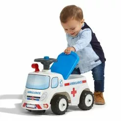 FALK Ambulance Ride-on Med Opbevaringsrum, Rat Og Horn