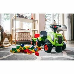 FALK Baby Claas Ride-on Traktor Med Trailer, Rive Og Skovl -Legepladser Netbutik falk baby claas ride on traktor med trailer rive og skovl 5