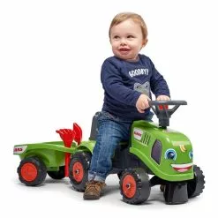FALK Baby Claas Ride-on Traktor Med Trailer, Rive Og Skovl -Legepladser Netbutik falk baby claas ride on traktor med trailer rive og skovl 8