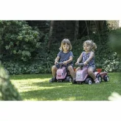 FALK Baby Girl New Holland Ride-on Traktor M. Trailer, Rive Og Skovl -Legepladser Netbutik falk baby girl new holland ride on traktor m trailer rive og skovl 3