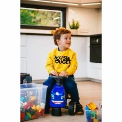 FALK Baby New Holland Ride-on Traktor Med Trailer, Rive Og Skovl -Legepladser Netbutik falk baby new holland ride on traktor med trailer rive og skovl 3