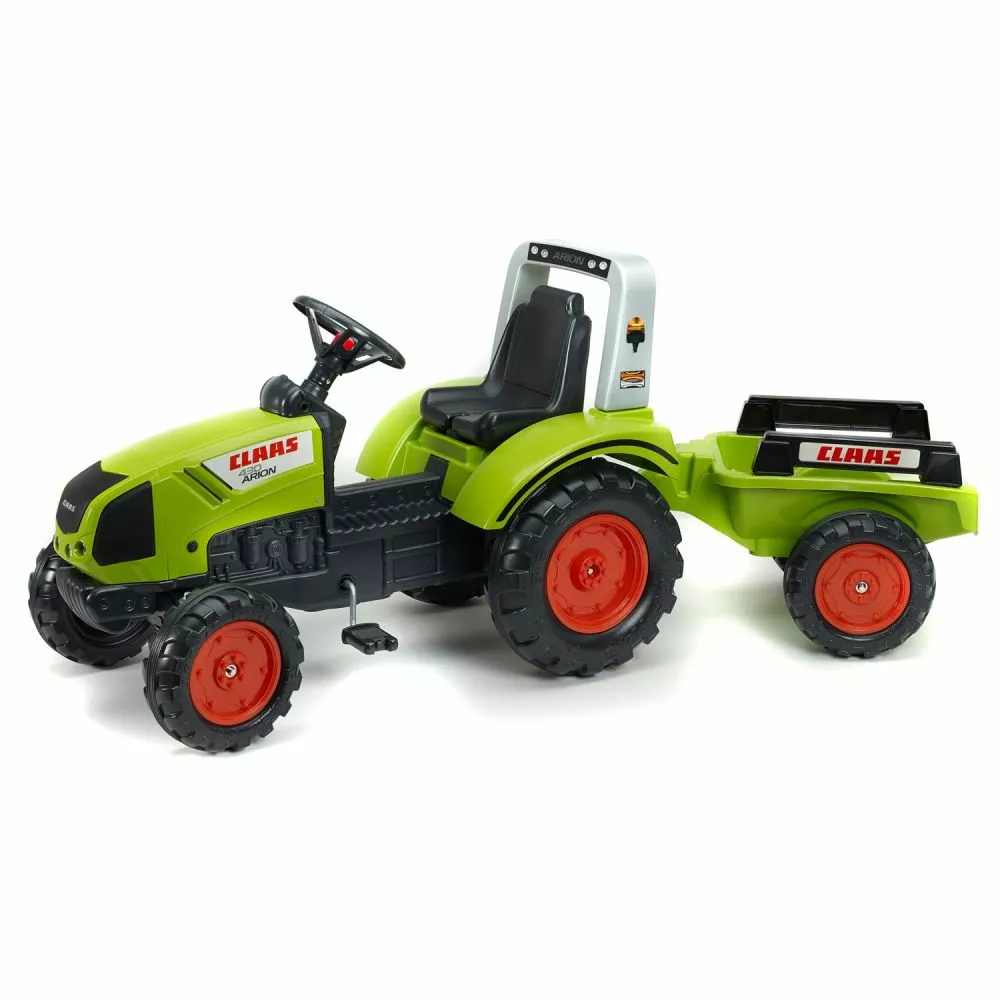 FALK Claas Traktor Med Vogn 808-123 5 FALK Claas Traktor Med Vogn 808-123 - Billede 3