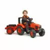 FALK Kubota Traktor Med Vogn 808-131 -Legepladser Netbutik falk kubota traktor med vogn 808 131