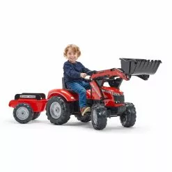 FALK Massey Ferguson Frontlæsser Med Vogn