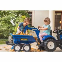 FALK New Holland Rendegraver Inkl. Vogn Med Tiplad 18 FALK New Holland Rendegraver Inkl. Vogn Med Tiplad -Legepladser Netbutik falk new holland rendegraver inkl vogn med tiplad 6