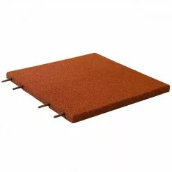 Gummiflise 50x50x3 Cm Rød NORDIC PLAY Active 30 M2 - 120 Stk. - 810-179