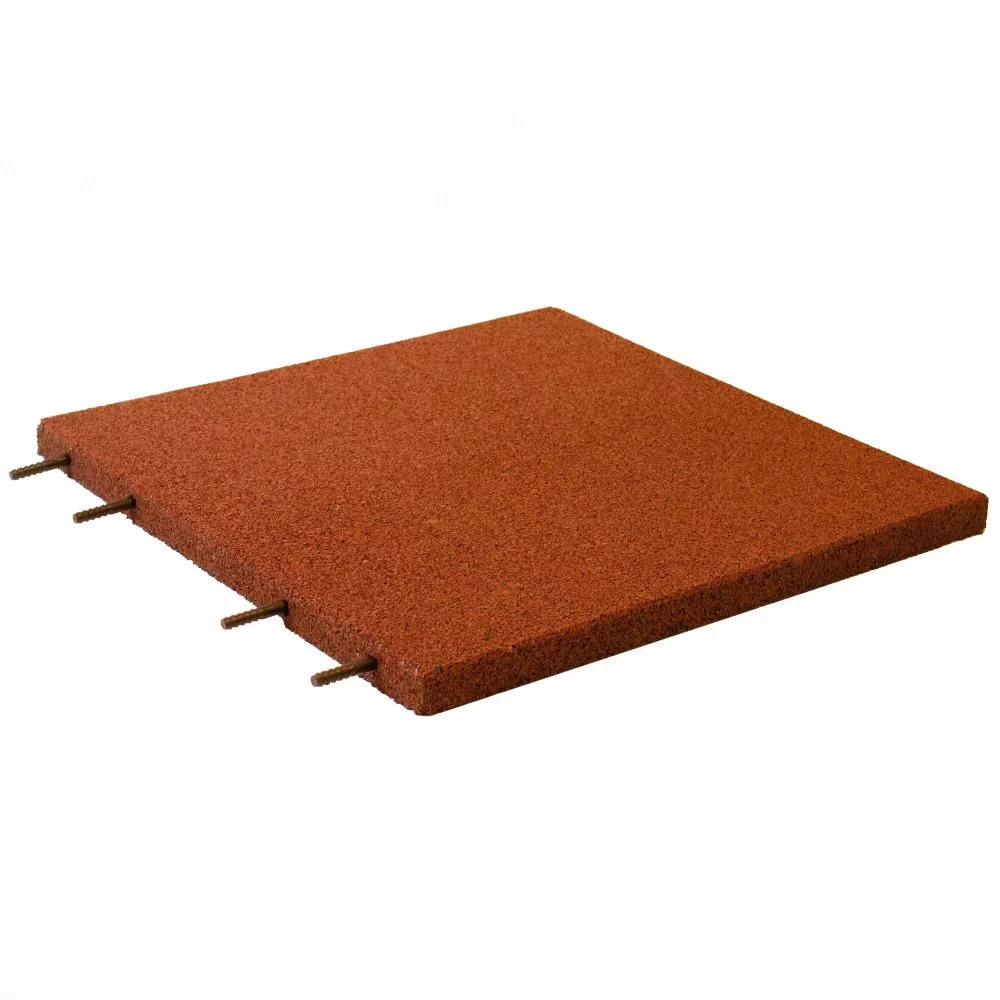 Gummiflise 50x50x3 Cm Rød NORDIC PLAY Active 30 M2 - 120 Stk. - 810-179 3 Gummiflise 50x50x3 Cm Rød NORDIC PLAY Active 30 M2 - 120 Stk. - 810-179