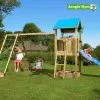 Jungle Gym Castle Legetårn Komplet Inkl. Climb Module Xtra Og Rutschebane - 804-280NCX -Legepladser Netbutik jungle gym castle legetarn komplet inkl climb module xtra og rutschebane 804 280ncx