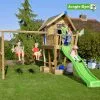 Jungle Gym Crazy Playhouse Tårn Komplet Inkl. Swing Module Xtra Ekskl. Rutschebane - 804-314SB