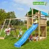 Jungle Gym Fort Legetårn Komplet Inkl. Climb Module Xtra Og Rutschebane - 804-275CX