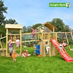 Jungle Gym Legeunivers 4 Komplet Inkl. Rutschebane - 804-333 - VAREN ER UDGÅET