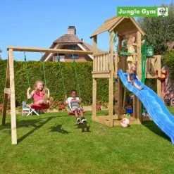 Jungle Gym Mansion Legetårn Komplet Inkl. Swing Module Xtra Ekskl. Rutschebane - 804-267SB
