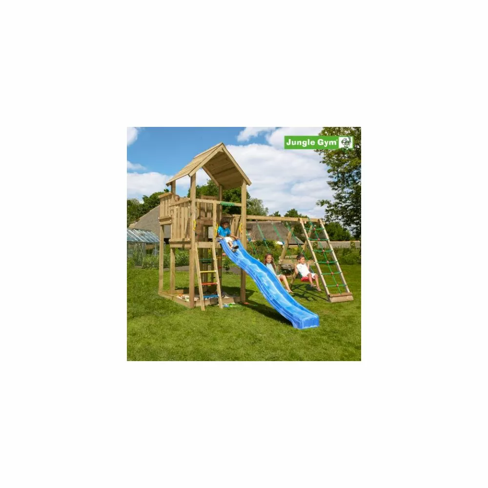 Jungle Gym Palace Legetårn Komplet Inkl. Climb Module Xtra Ekskl. Rutschebane - 804-276CB 4 Jungle Gym Palace Legetårn Komplet Inkl. Climb Module Xtra Ekskl. Rutschebane - 804-276CB - Billede 2