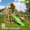 Jungle Gym Palace Legetårn Komplet Inkl. Climb Module Xtra Og Rutschebane - 804-276CX