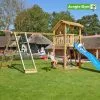 Jungle Gym Shelter Legetårn Komplet Inkl. Climb Module Xtra Ekskl. Rutschebane - 804-286CB