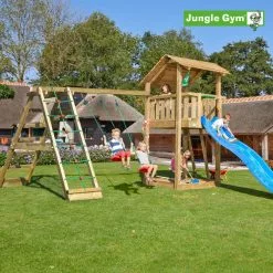 Jungle Gym Shelter Legetårn Komplet Inkl. Climb Module Xtra Og Rutschebane - 804-286CX