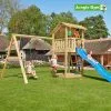 Jungle Gym Shelter Legetårn Komplet Inkl. Swing Module Xtra Og Rutschebane - 804-286SX -Legepladser Netbutik jungle gym shelter legetarn komplet inkl swing module xtra og rutschebane 804 286sx