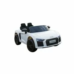 Audi R8 White Elbil License -Legepladser Netbutik license audi r8 white elbil 1