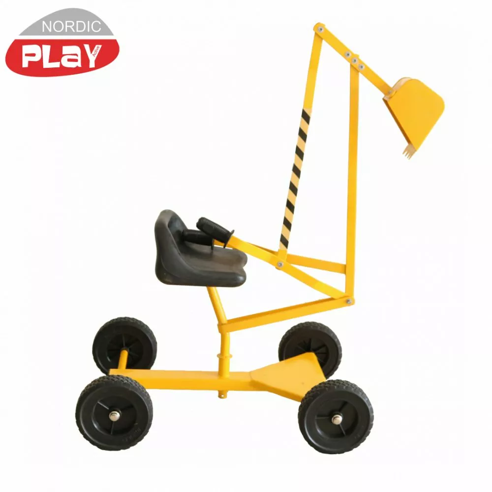 NORDIC PLAY Gravemaskine Til Sandkasse, Gul/sort På Hjul - 805-433 3 NORDIC PLAY Gravemaskine Til Sandkasse, Gul/sort På Hjul - 805-433