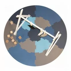 NORDIC PLAY Legegulv Ø120cm 10mm Blå 13 Stk. - 805-799 -Legepladser Netbutik nordic play legegulv 120cm 10mm bla 13 stk 805 799 2