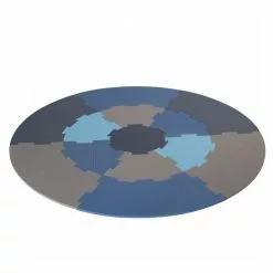 NORDIC PLAY Legegulv Ø120cm 10mm Blå 13 Stk. - 805-799 -Legepladser Netbutik nordic play legegulv 120cm 10mm bla 13 stk 805 799 3