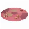 NORDIC PLAY Legegulv Ø120cm 10mm Pink 13 Stk. - 805-798 -Legepladser Netbutik nordic play legegulv 120cm 10mm pink 13 stk 805 798