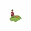 Paradiso Toys Sandkasse I Plast, Skildpadde Med Låg Smil, Grøn - 805-494 -Legepladser Netbutik paradiso toys sandkasse i plast skildpadde med lag smil gron 805 494