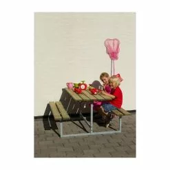 Plus A/S Plus Basic Børnesæt Bord-bænkesæt Trykimprægneret 185800-1