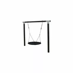 Plus A/S Plus Cubic Gyngestativ Inkl. Rund Redegynge Sort