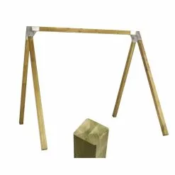 Plus A/S Plus Gyngestativ Ekskl. Gynger Og Karabinhager - Natur 18519-1