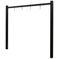 Plus A/S Plus Gyngestativ I Stål - Pulverlakeret Sort - Ekskl. Gyngesæder - 18523-15