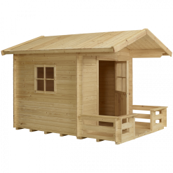 Plus A/S Plus Legehus - Grundmål 182x161 Cm + 72 Cm Terrasse - 16744-1