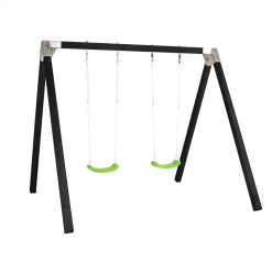 Plus A/S Plus Luksus Gyngestativ Inkl. To Grønne Sæder - 185190-15