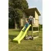 Plus A/S Plus Play Legetårn M/skråt Tag Trykimprægneret Inkl. Grøn Rutsjebane 18528-2 -Legepladser Netbutik plus play legetarn mskrat tag trykimpraegneret inkl gron rutsjebane 18528 2