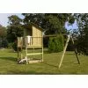 Plus A/S Plus Play Legetårn M/skråt Tag Trykimprægneret Inkl. Gyngestativ 185280-1 -Legepladser Netbutik plus play legetarn mskrat tag trykimpraegneret inkl gyngestativ 185280 1