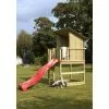 Plus A/S Plus Play Legetårn M/skråt Tag Trykimprægneret Inkl. Rød Rutsjebane 18528-5 -Legepladser Netbutik plus play legetarn mskrat tag trykimpraegneret inkl rod rutsjebane 18528 5