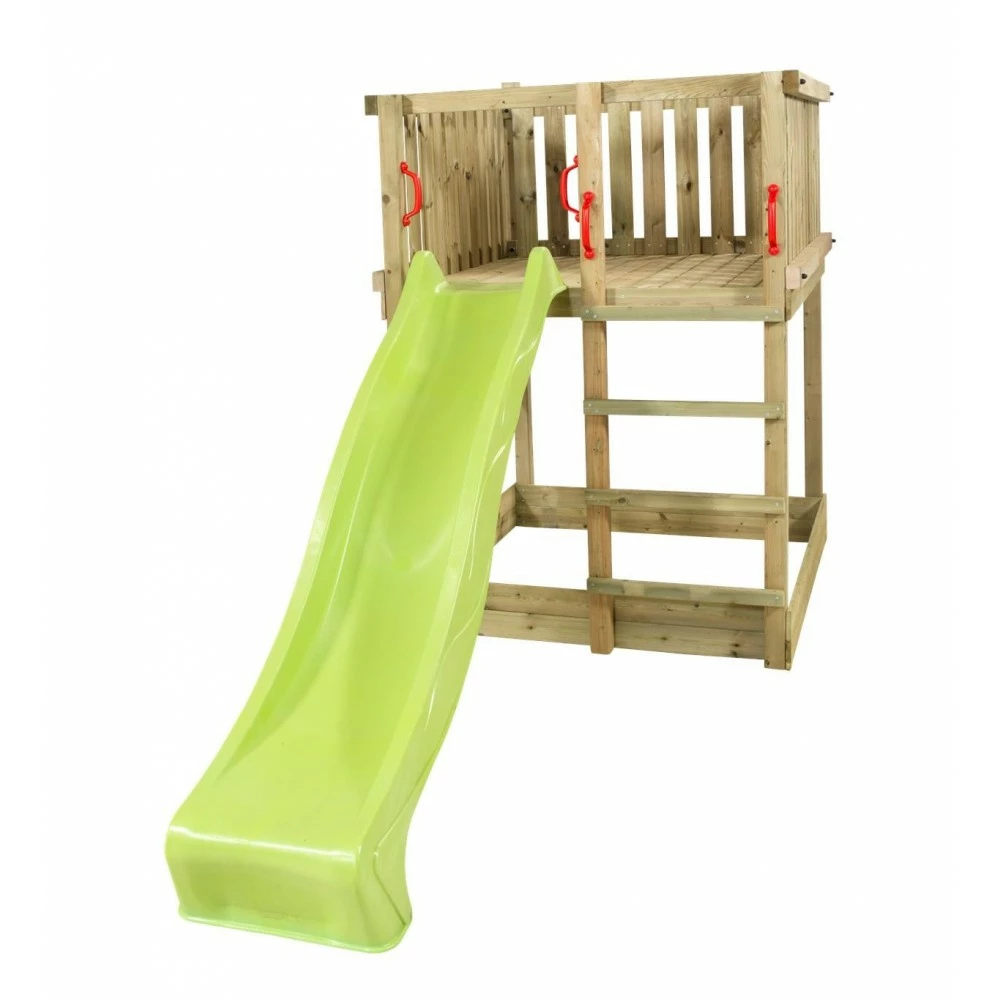 Plus A/S Plus Play Legetårn Trykimprægneret Inkl. Grøn Rutsjebane 185281-2 4 Plus A/S Plus Play Legetårn Trykimprægneret Inkl. Grøn Rutsjebane 185281-2 - Billede 2