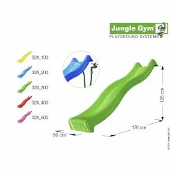 NSH Nordic A/S Rutschebane Jungle Gym Gul 2,65 M. -Legepladser Netbutik rutschebane jungle gym gul 30 m 2