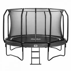 Salta Trampolin First Class Ø427 Cm, Sort Inkl. Stige & Sikkerhedsnet - 805-567