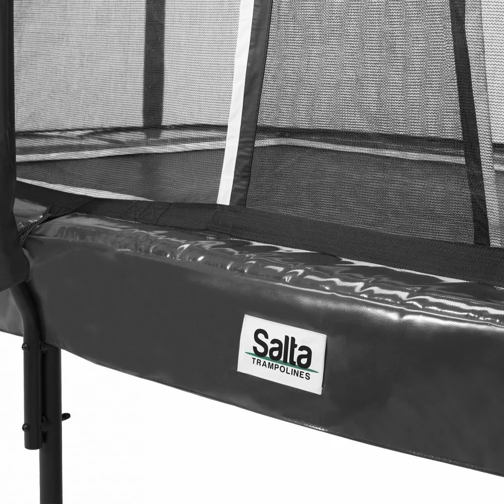 Salta Trampolin First Class Rektangulær 427x244 Cm, Sort Inkl. Stige & Sikkerhedsnet - 805-826 4 Salta Trampolin First Class Rektangulær 427x244 Cm, Sort Inkl. Stige & Sikkerhedsnet - 805-826 - Billede 2