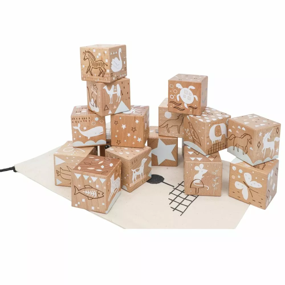 Træklodser I Bøgetræ 16 Stk. NORDIC PLAY Nature - 805-785 4 Træklodser I Bøgetræ 16 Stk. NORDIC PLAY Nature - 805-785 - Billede 2